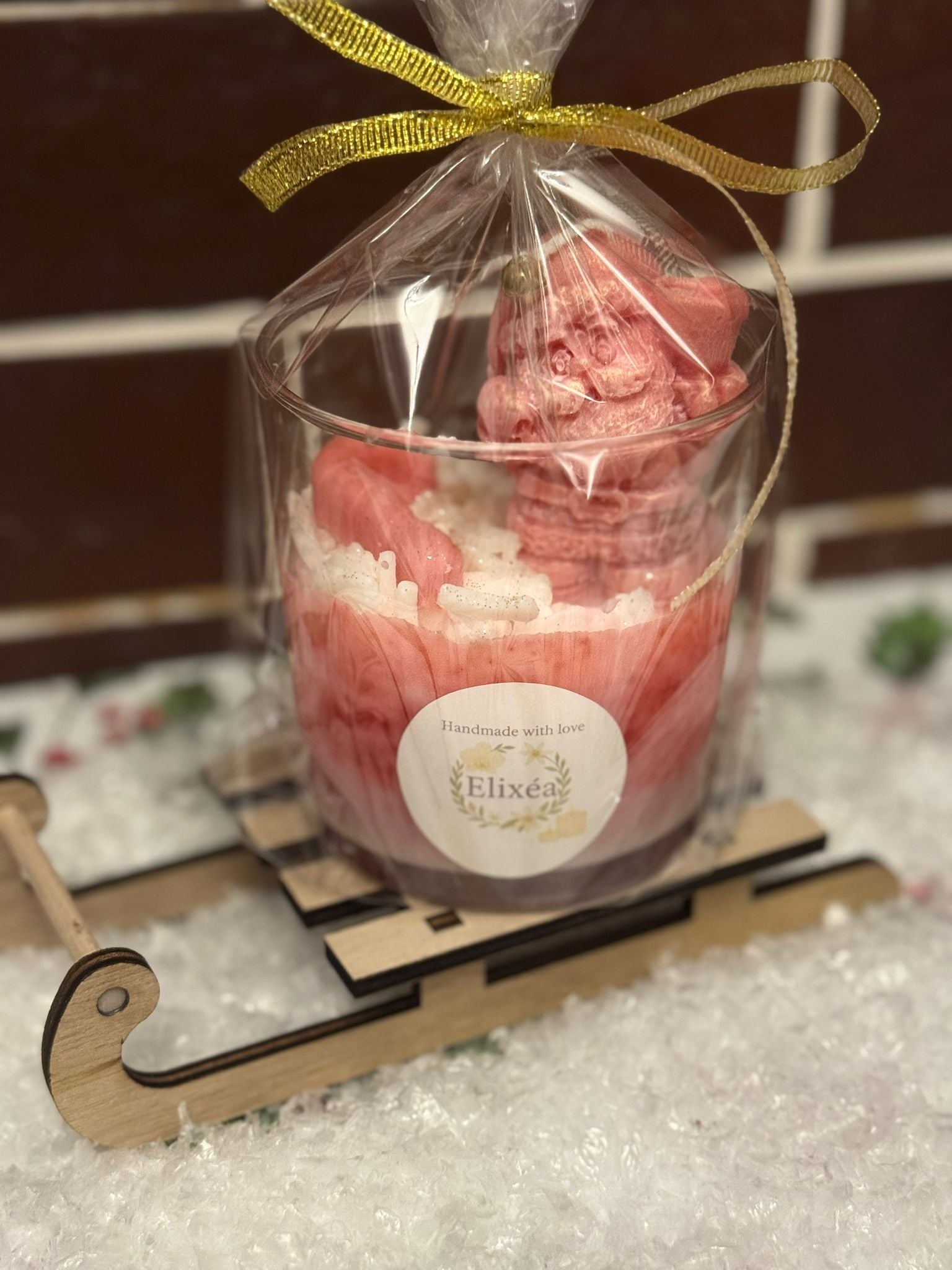 Little Christmas – Lumânare Parfumată Artizanală în Recipient de Sticlă