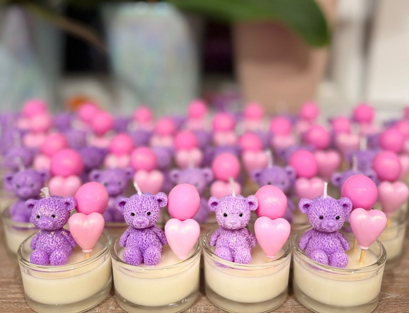 Mărturie „Ursulețul Fermecat” - Baby soft Blue/Pink/Green/Purple