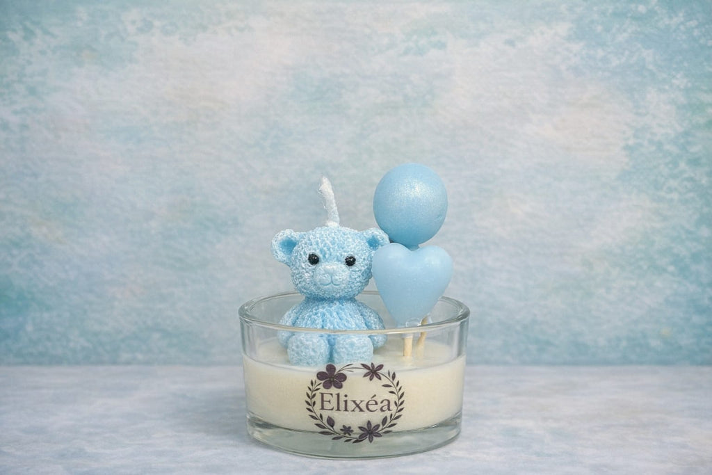 Mărturie „Ursulețul Fermecat” - Baby soft Blue/Pink/Green/Purple