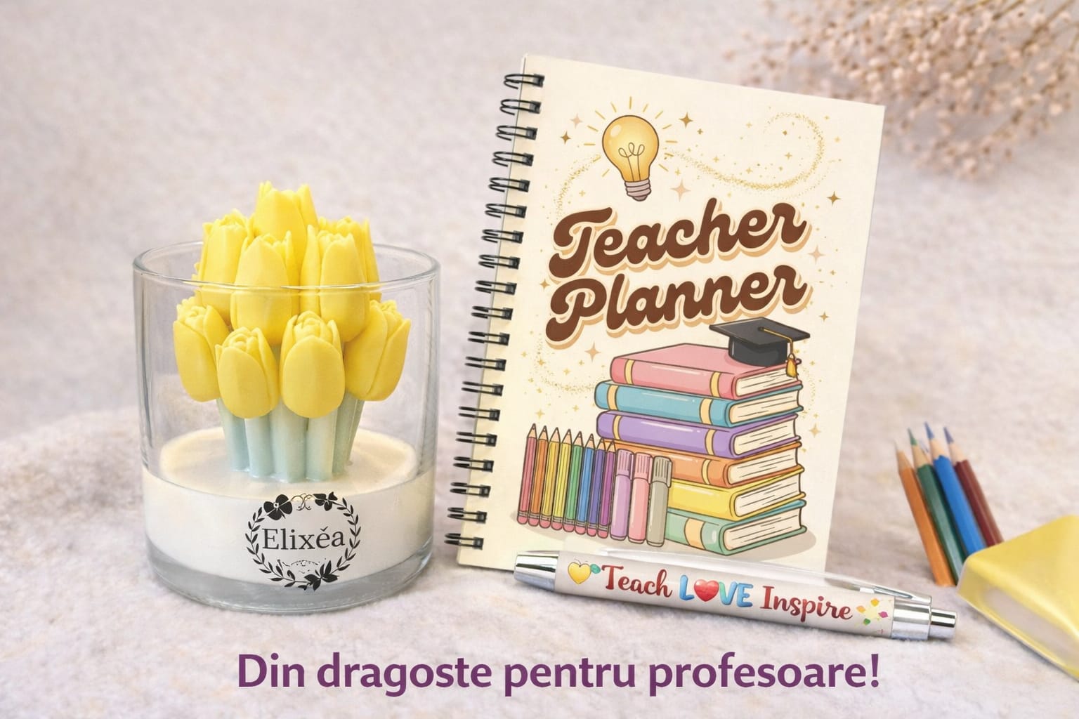 "Din dragoste pentru profesoare"  model 2
